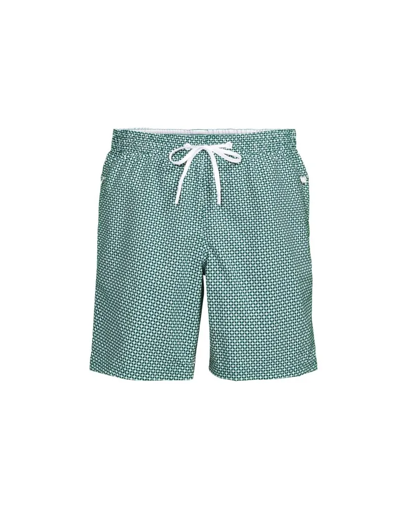 Lands' End Badeshorts mit Hydroliner, 18 cm, Herren, Größe:60 regular, Grün, by Grün