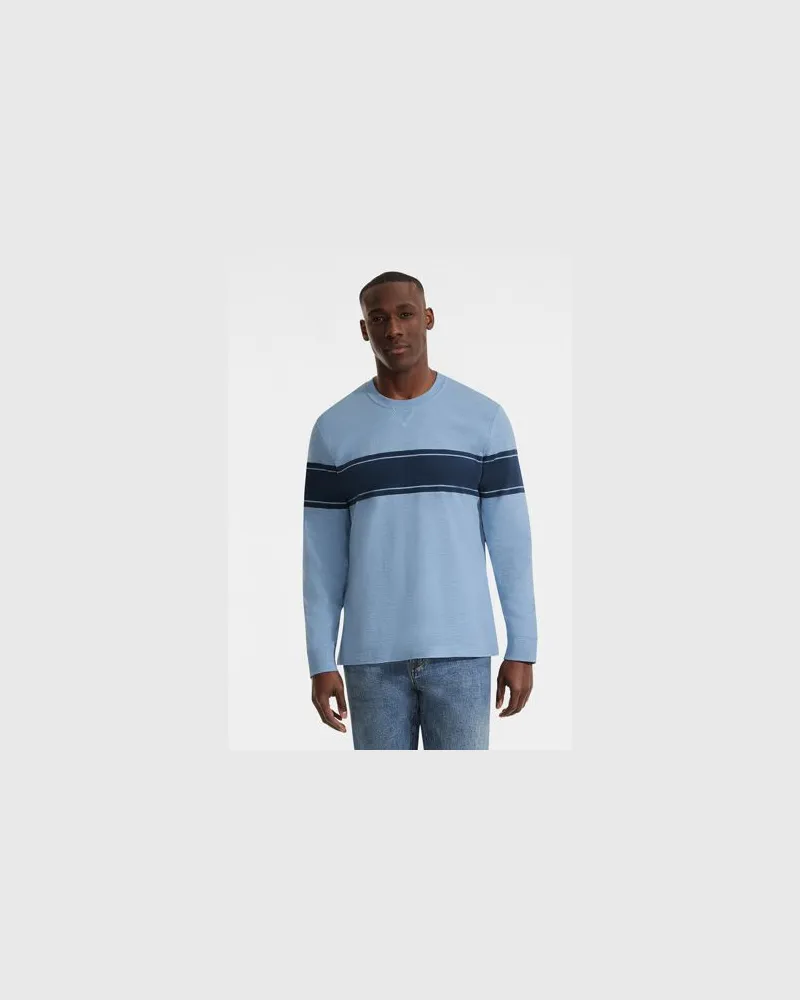Lands' End Flammgarn-Shirt aus reiner Baumwolle, Herren, Größe:60 regular, Blau, Baumwolle, by Blau