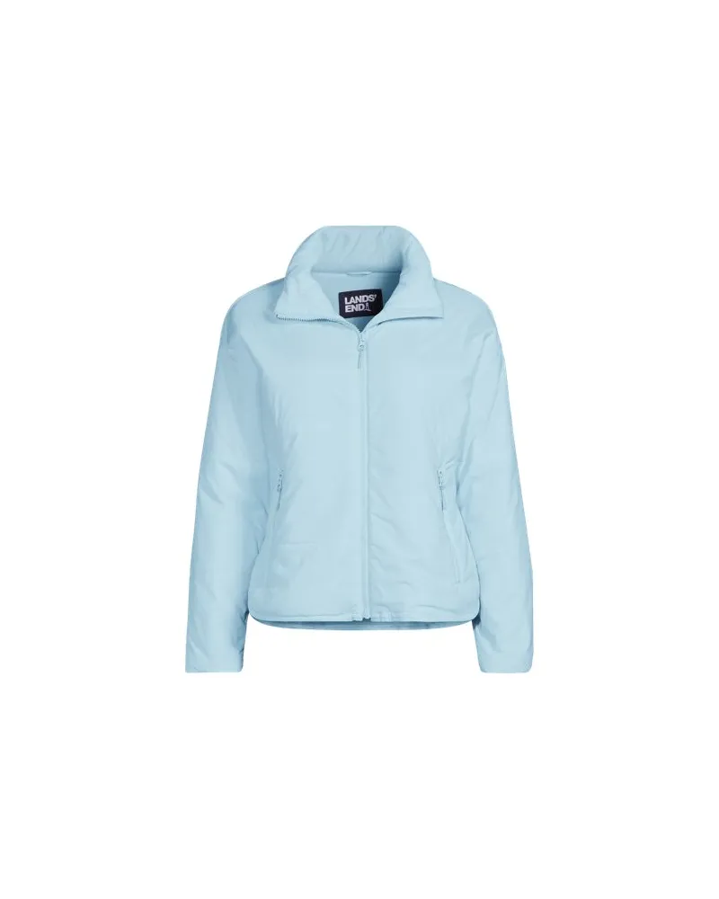 Lands' End Leichte verstaubare Steppjacke, Damen, Größe plus, Blau, Nylon-Mischung, by Blau