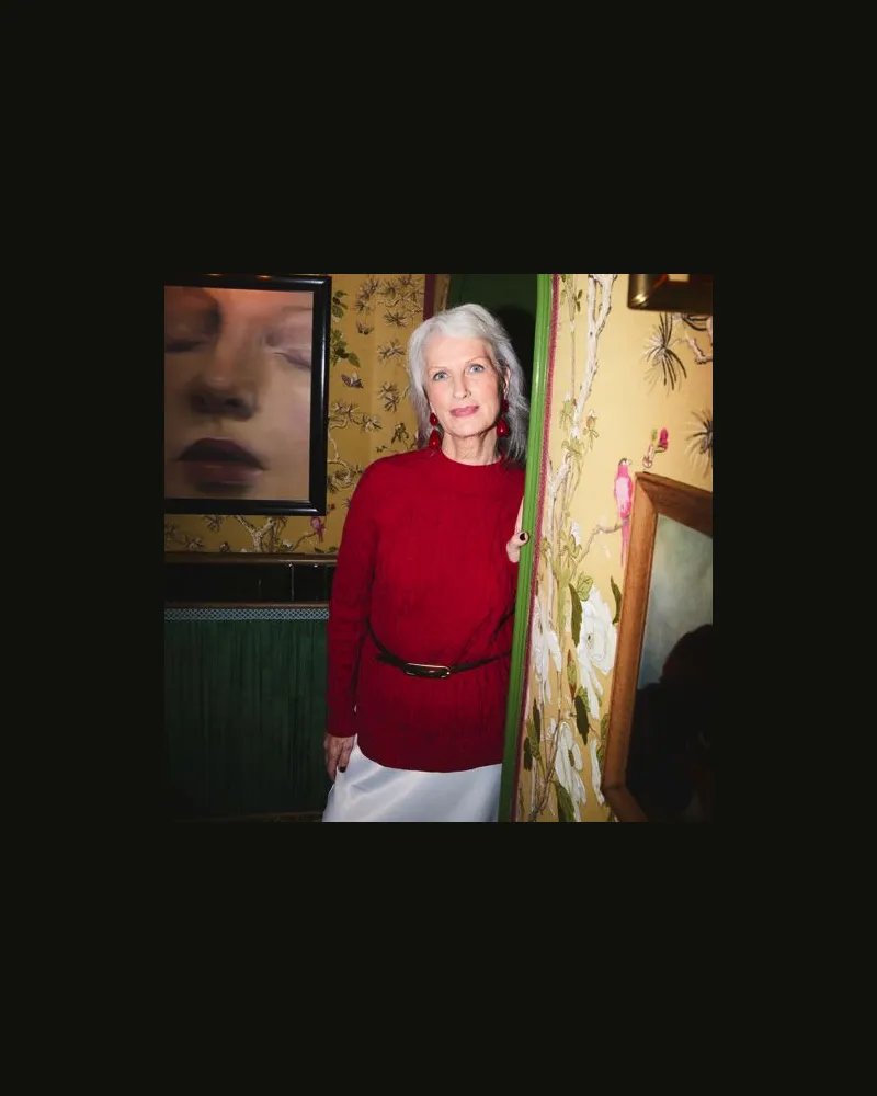 Lands' End x Lulu Guinness Lips Drifter Zopfmuster-Pullover, Damen, Größe:40-42 regular, Rot, Baumwolle, by Lands' End Rot