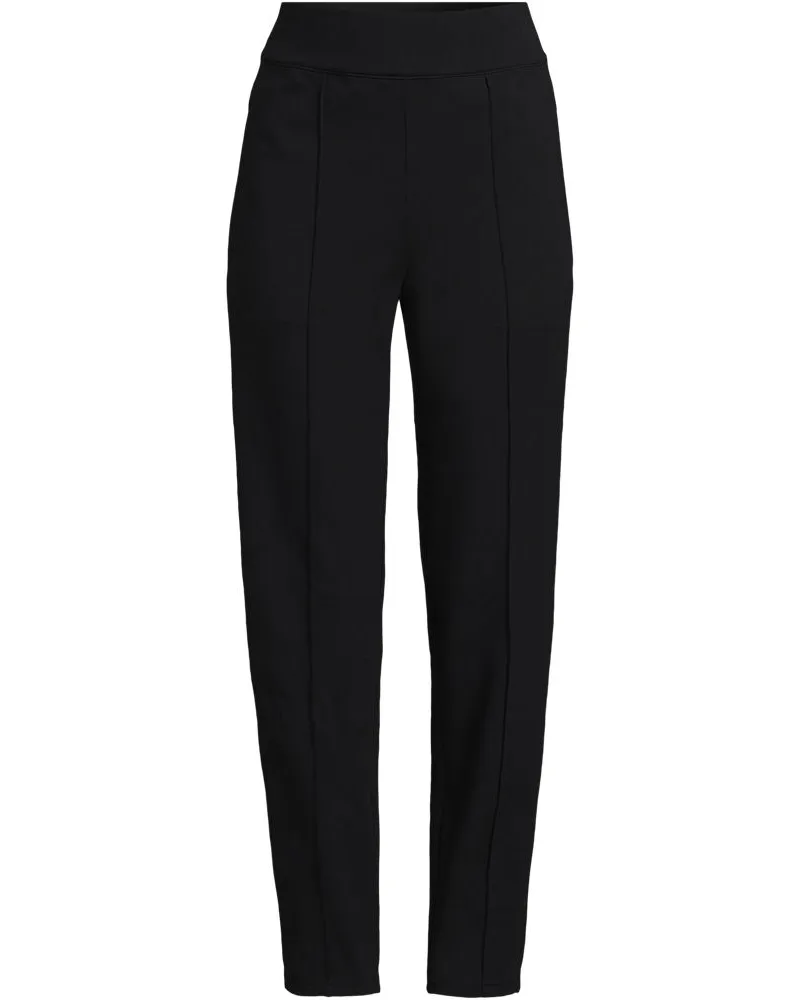 Lands' End Starfish High Waist Bleistifthose, Damen, Größe plus, Schwarz, Elasthan/Baumwoll-Mischung, by Schwarz