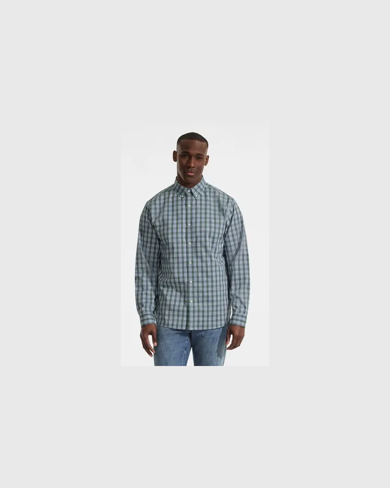 Lands' End Ultimativ-Hemd, Classic Fit, Herren, Größe:60 regular, Grün, Elasthan/Baumwoll-Mischung/Polyester-Mischung, by Grün