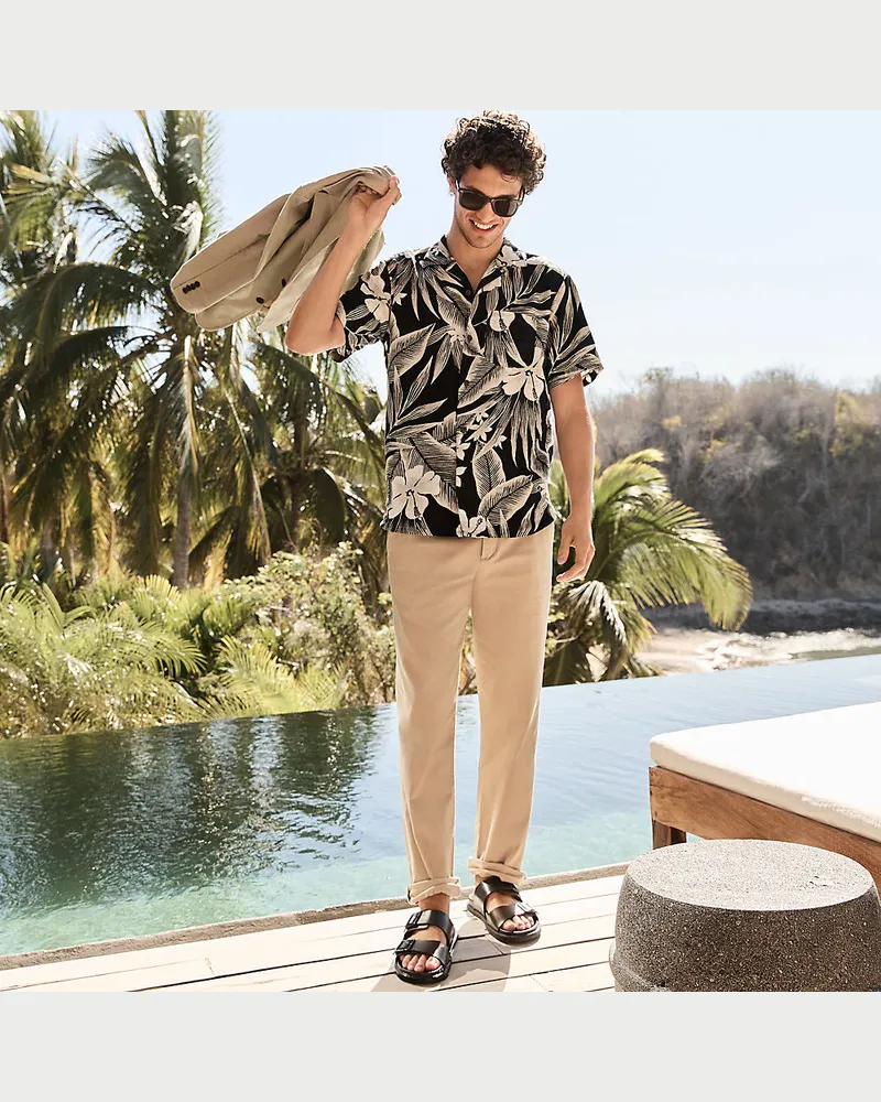 Lands' End Classic Fit Ultimativ-Chino, Herren, Größe regular, Beige, Baumwolle/Elasthan/Polyester, by Beige