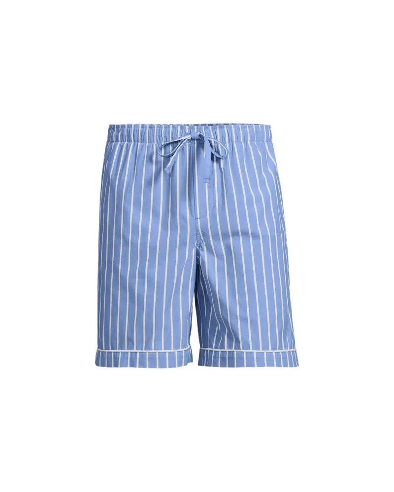 Lands' End Essenzielle Popelin-Pyjamashorts, Herren, Größe:44-46 regular, Weiß, Baumwolle, by Weiß