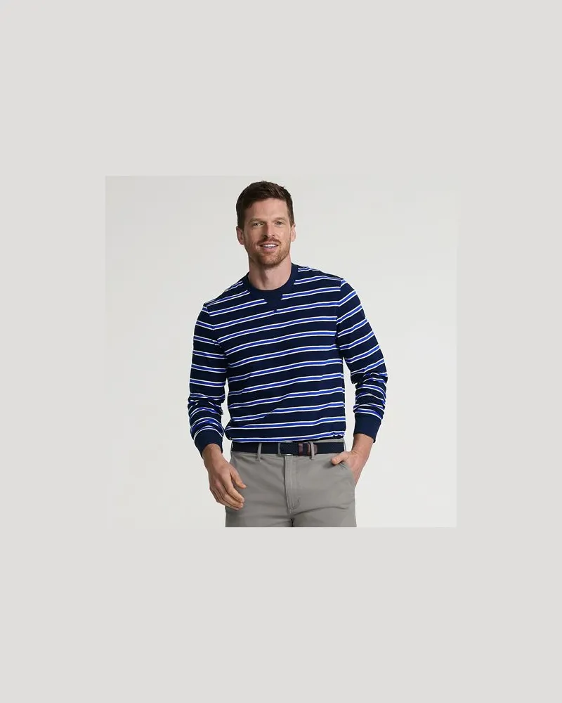 Lands' End Flammgarn-Shirt aus reiner Baumwolle, Herren, Größe regular, Blau, Baumwolle, by Blau