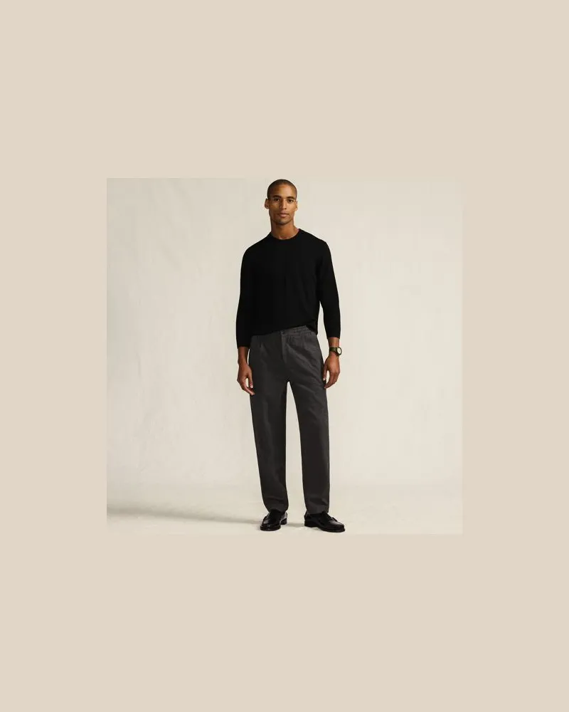 Lands' End Wool Touch Hose, Herren, Größe regular, Grau, Polyester/Viskose/Polyester-Mischung, by Grau