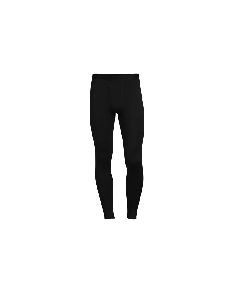 Lands' End Lange Thermo-Unterhose, Herren, Größe:52-54 regular, Schwarz, Elasthan/Polyester, by Schwarz