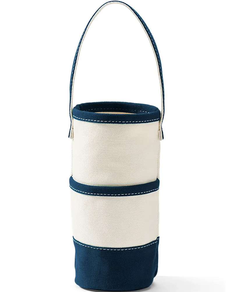 Lands' End Canvas-Flaschentasche, Damen, Größe:null regular, Weiß, Baumwolle, by Weiß