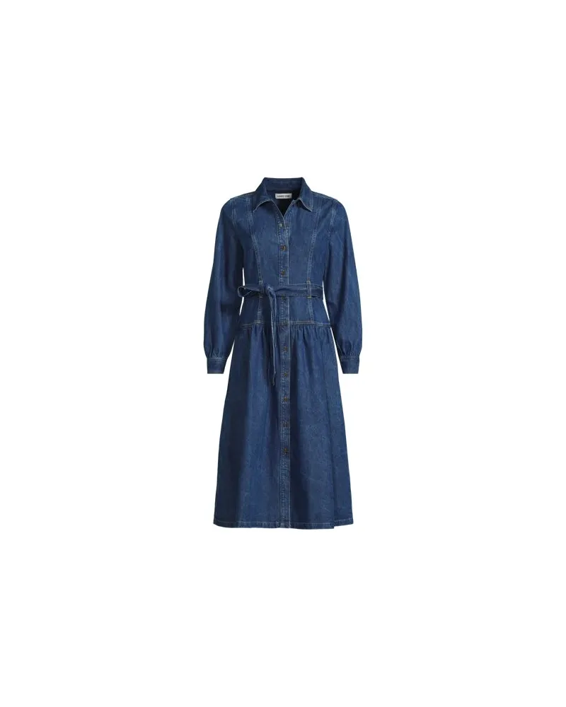 Lands' End Jeans-Midikleid, Damen, Größe plus, Blau, by Blau