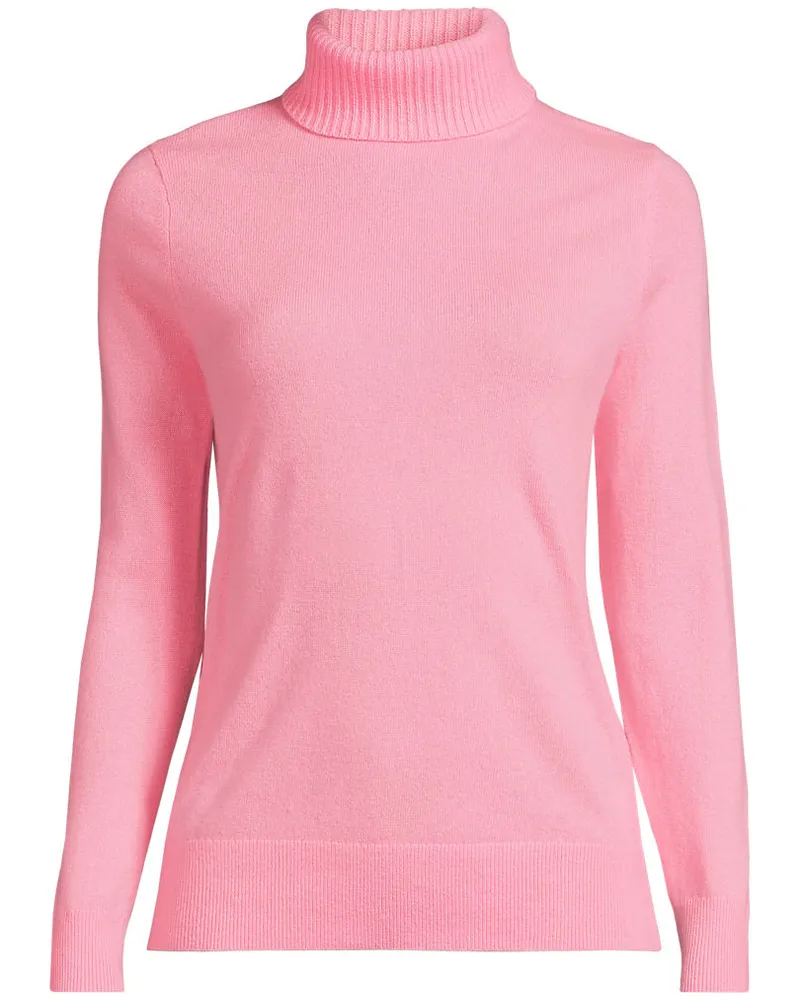 Lands' End Rollkragen-Pullover aus Kaschmir, Damen, Größe plus, Pink, Kaschmir, by Pink