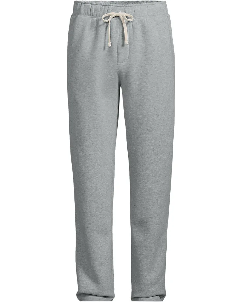 Lands' End Serious Sweats Jogginghose, Herren, Größe regular, Grau, Baumwoll-Mischung/Polyester-Mischung, by Grau