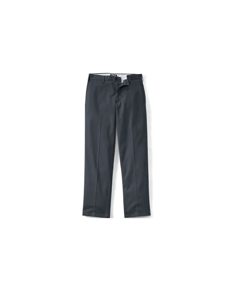 Lands' End CLASSIC COMFORT. Bügelleichte Chino, Herren, Größe regular, Grau, Baumwolle, by Grau