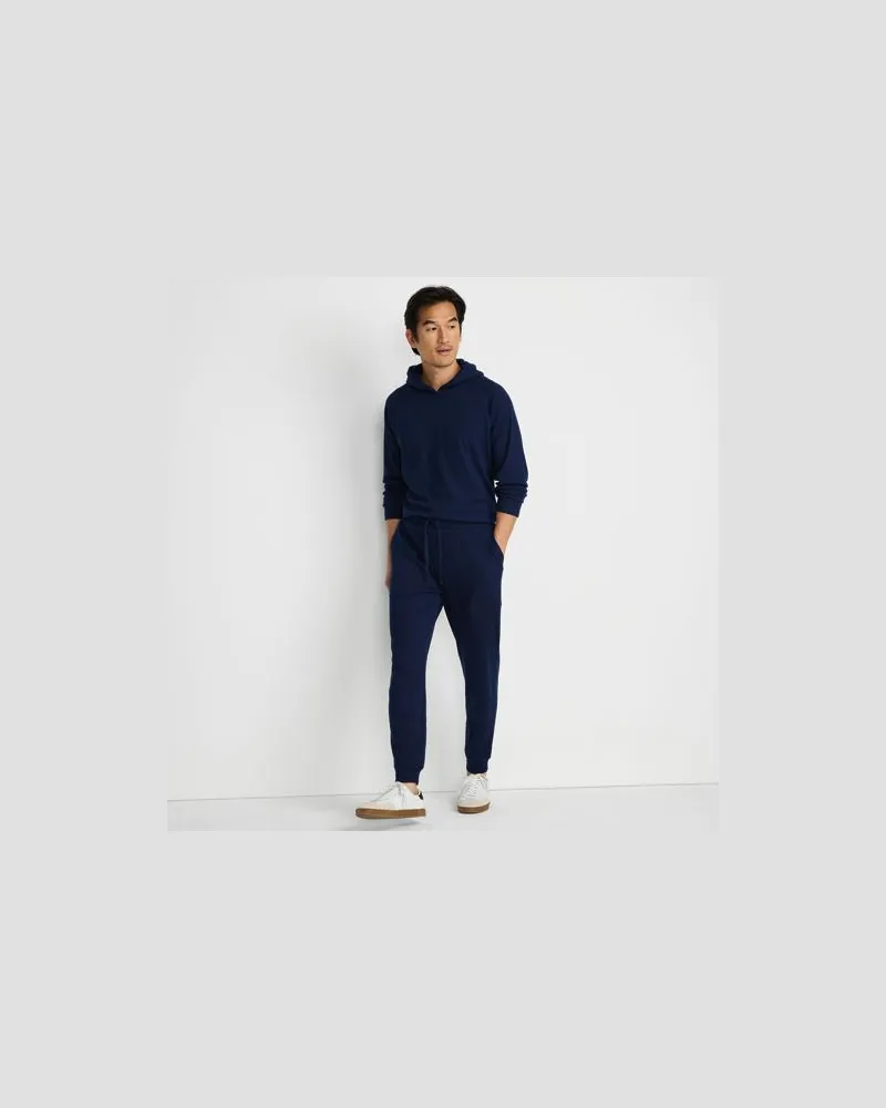 Lands' End Weiche Rippstrick-Freizeithose, Herren, Größe:60 regular, Blau, Elasthan/Viskose-Mischung/Polyester-Mischung, by Blau