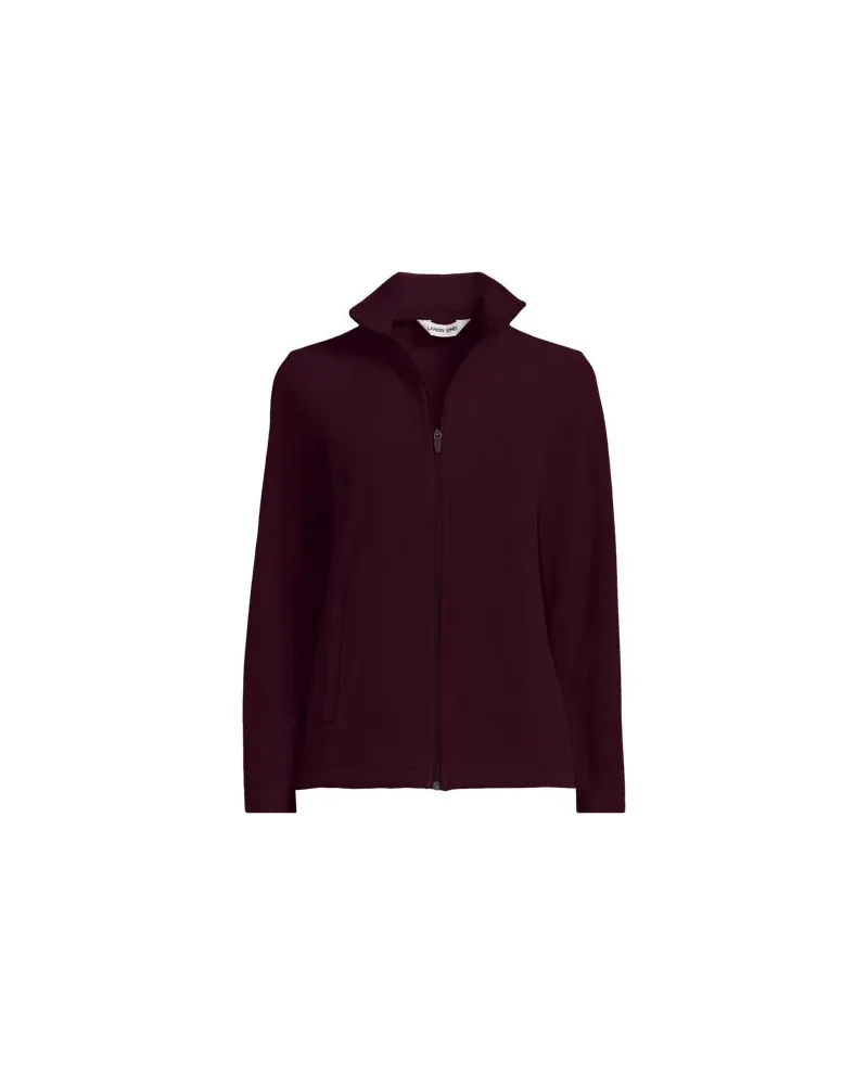 Lands' End Anyweather Fleece-Jacke, Damen, Größe:40-42 petite, Rot, Polyester, by Rot
