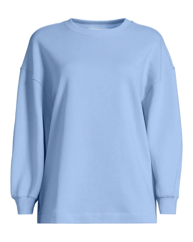 Lands' End Leichtes Sweatshirt, Damen, Größe petite, Blau, Baumwolle, by Blau