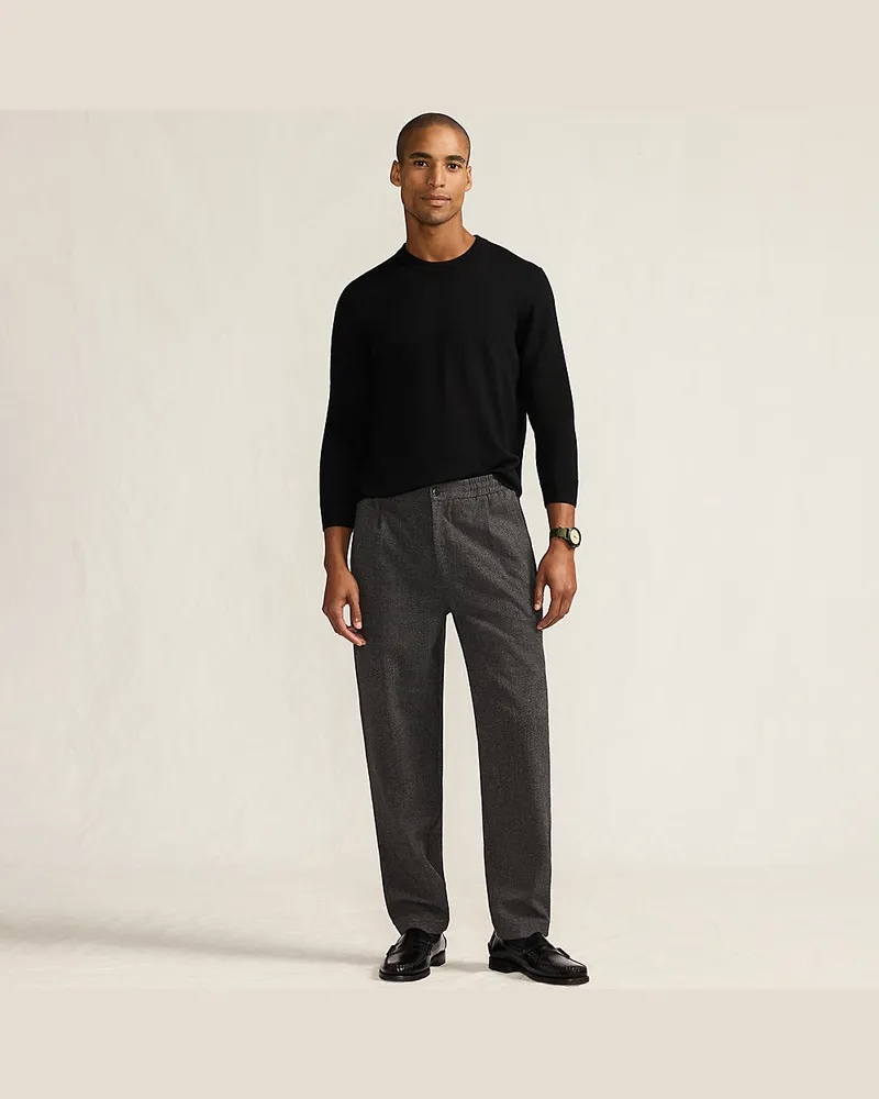 Lands' End Wool Touch Hose, Herren, Größe regular, Grau, Polyester/Viskose/Polyester-Mischung, by Grau