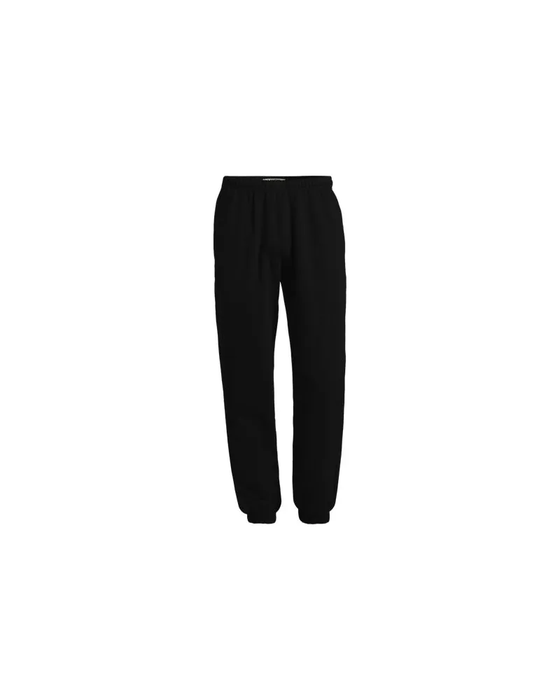 Lands' End Serious Sweats Jogginghose, Herren, Größe regular, Schwarz, Baumwoll-Mischung/Polyester-Mischung, by Schwarz