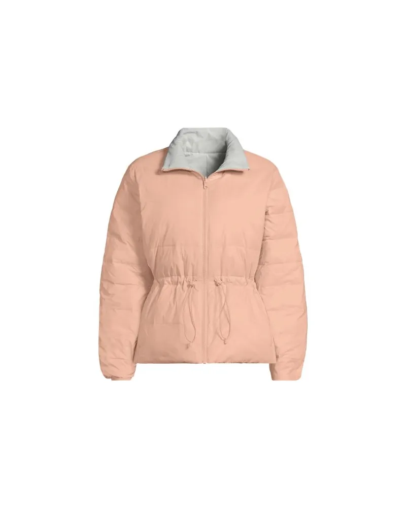 Lands' End Daunen-Wendejacke WANDERWEIGHT™ Verstaubar Ultraleicht, Damen, Größe plus, Pink, Nylon, by Pink