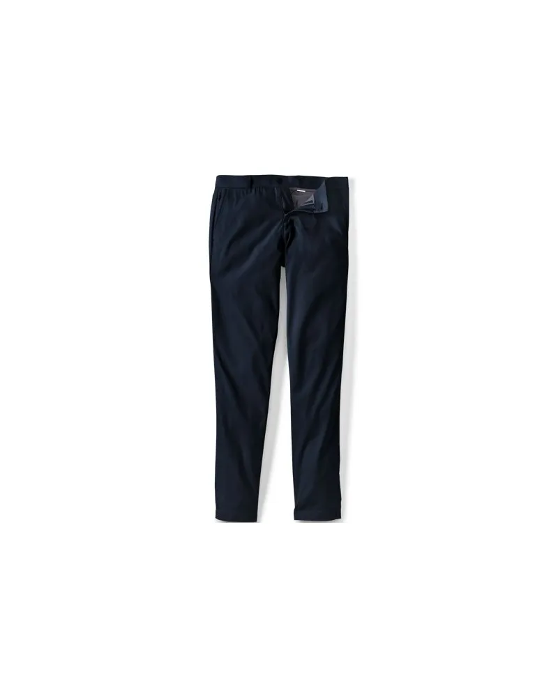 Lands' End Performance Hose,Slim Fit, Herren, Größe regular, Blau, Polyester, by Blau