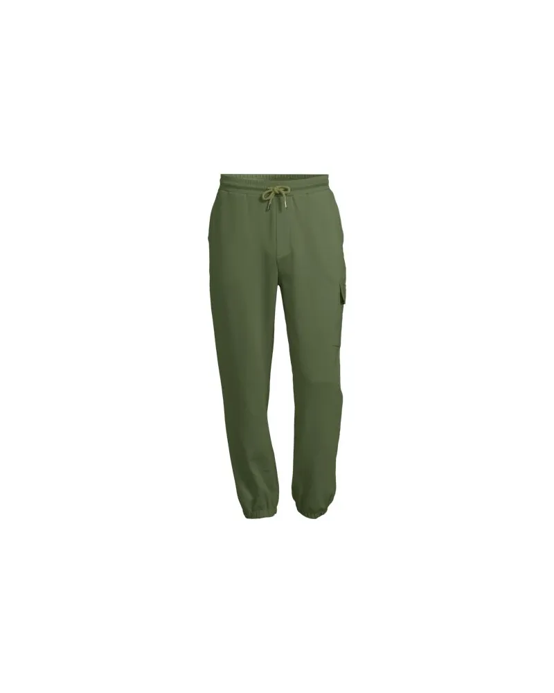 Lands' End Jogginghose Super Soft, Herren, Größe:52-54 regular, Grün, Polyester/Viskose/Baumwoll-Mischung, by Grün