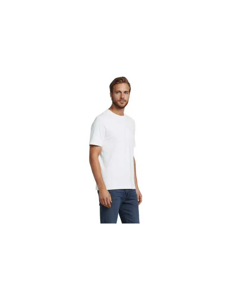 Lands' End Super-T Kurzarm-Shirt, Classic Fit, Herren, Größe:60 tall, Weiß, Baumwolle, by Weiß