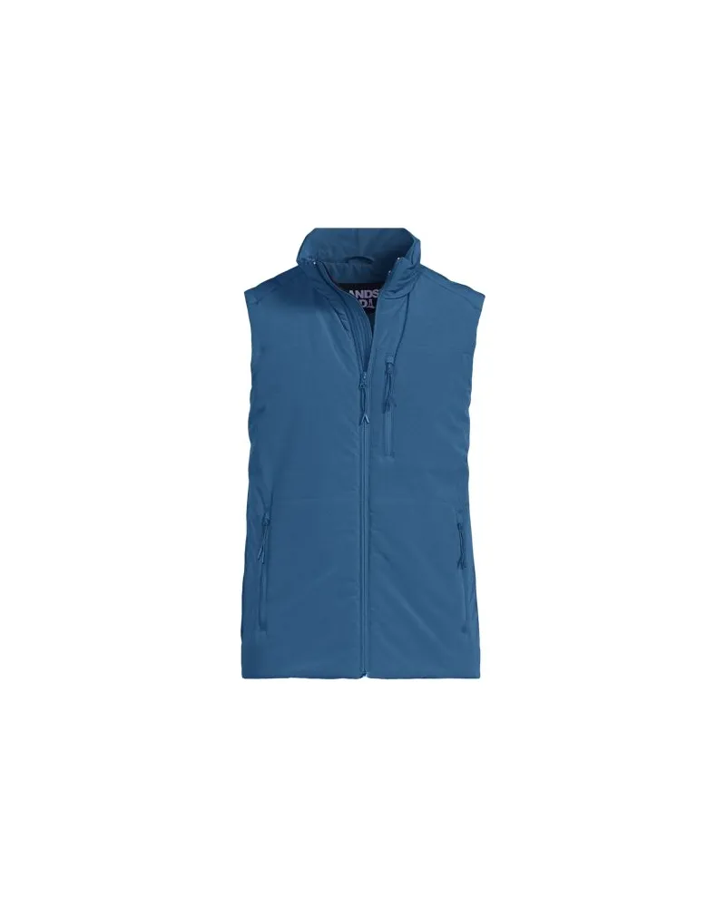 Lands' End Isolierte Weste, Herren, Größe:56-58 regular, Blau, Elasthan/Polyester-Mischung, by Blau