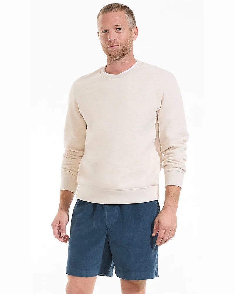 Lands' End Feincord-Shorts mit Dehnbund, 18 cm, Herren, Größe regular, Blau, Baumwolle, by Blau