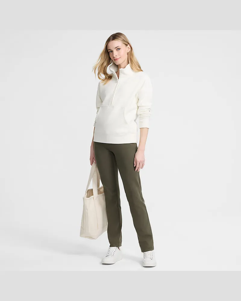 Lands' End Slim Fit Starfish Jersey-Freizeithose, Damen, Größe petite, Grün, Elasthan/Baumwoll-Mischung, by Grün