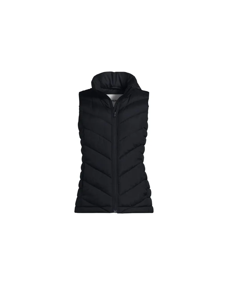 Lands' End Isolierte Steppweste FeatherFree, Damen, Größe regular, Blau, by Blau