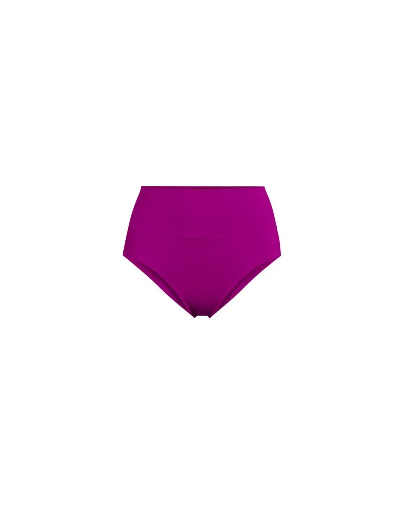 Lands' End Bikinihose zum Umschlagen, High Waist,, Damen, Größe plus, Lila, Elasthan/Nylon-Mischung, by Lila