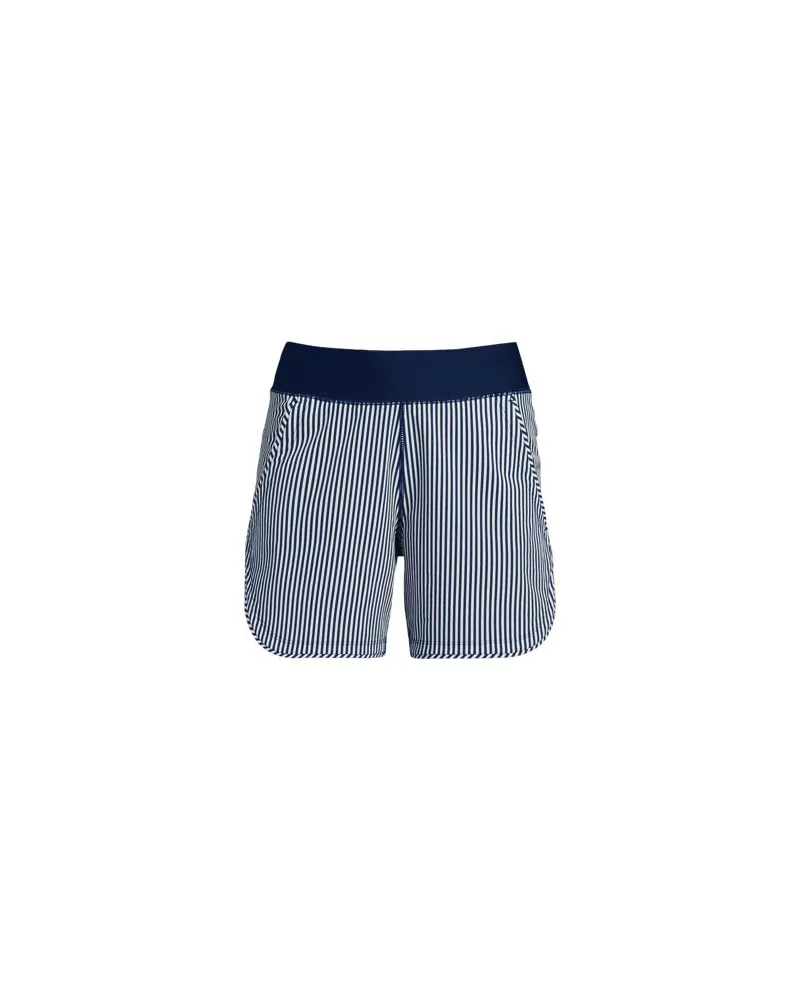 Lands' End Badeshorts, Damen, Größe plus, Blau, Nylon-Mischung, by Blau