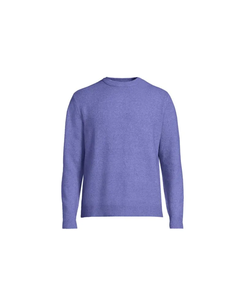 Lands' End Wool Touch Rundhals-Pullover, Herren, Größe:52-54 regular, Lila, by Lila