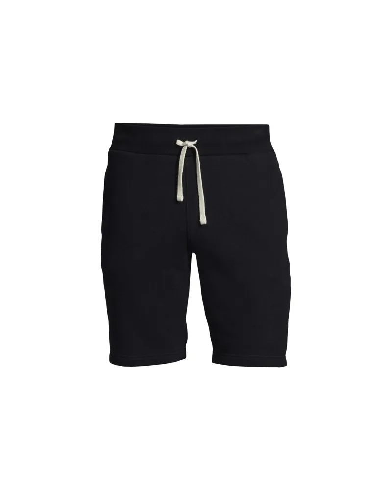 Lands' End Sweat-Shorts SERIOUS SWEATS, Herren, Größe:56-58 regular, Schwarz, Baumwoll-Mischung/Polyester-Mischung, by Schwarz
