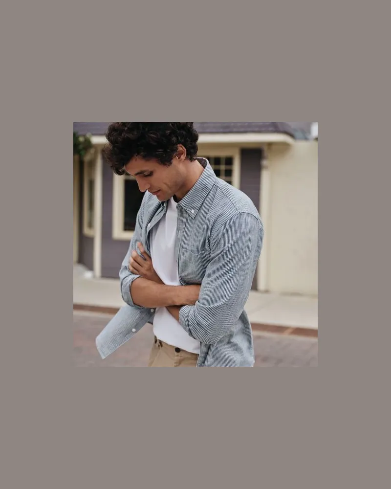 Lands' End Supima Kurzarm-Shirt mit Rundhalsausschnitt, Herren, Größe:60 regular, Weiß, Baumwolle, by Weiß