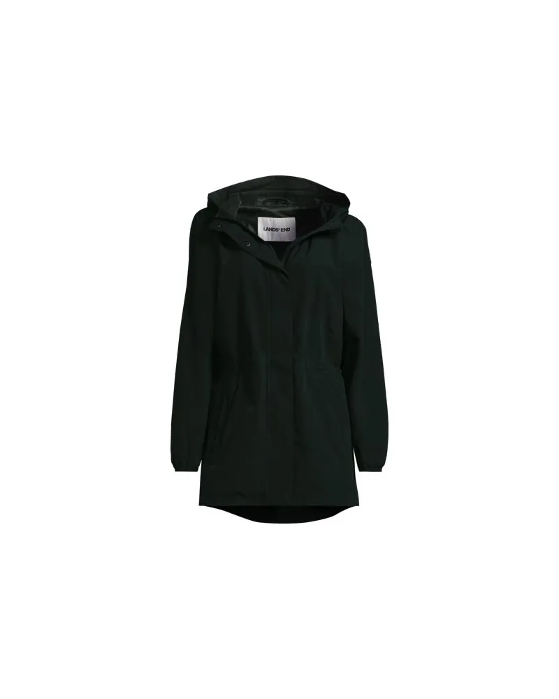 Lands' End Wasserdichte Regenjacke SQUALL mit Packfach, Damen, Größe petite, Grün, Polyester, by Grün