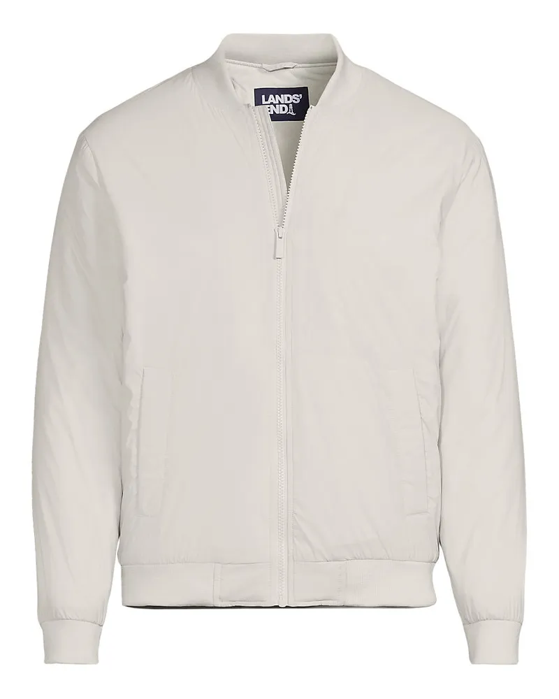 Lands' End Leichte WANDERLITE Bomberjacke, Herren, Größe regular, Beige, Elasthan/Nylon-Mischung, by Beige