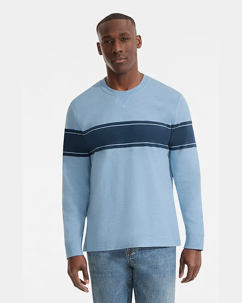 Lands' End Flammgarn-Shirt aus reiner Baumwolle, Herren, Größe regular, Blau, Baumwolle, by Blau