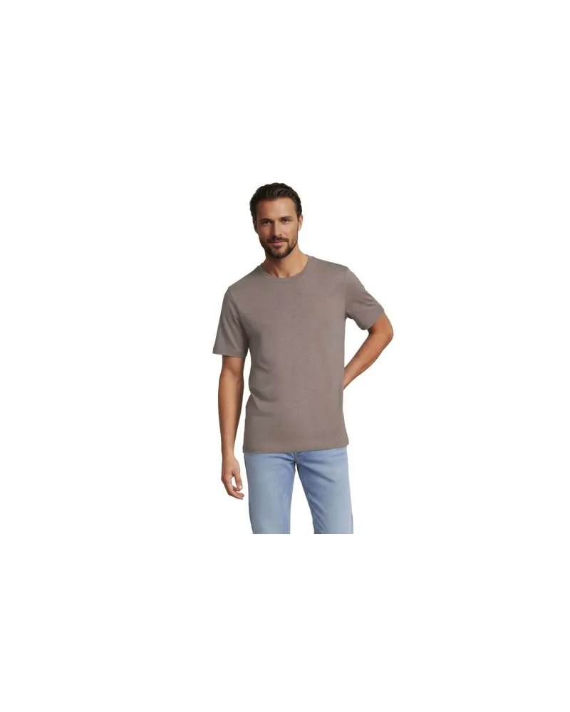 Lands' End Super-T Kurzarm-Shirt, Classic Fit, Herren, Größe:60 regular, Braun, Baumwolle, by Braun