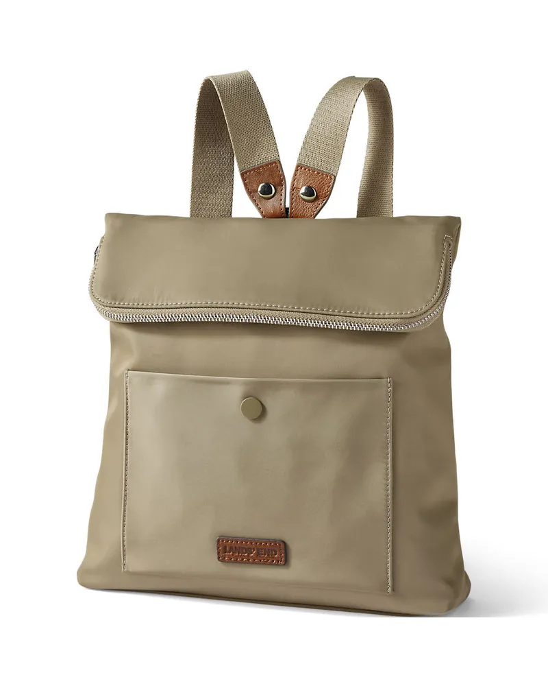 Lands' End Rucksack mit Klappe, Damen, Größe:null regular, Grün, by Grün