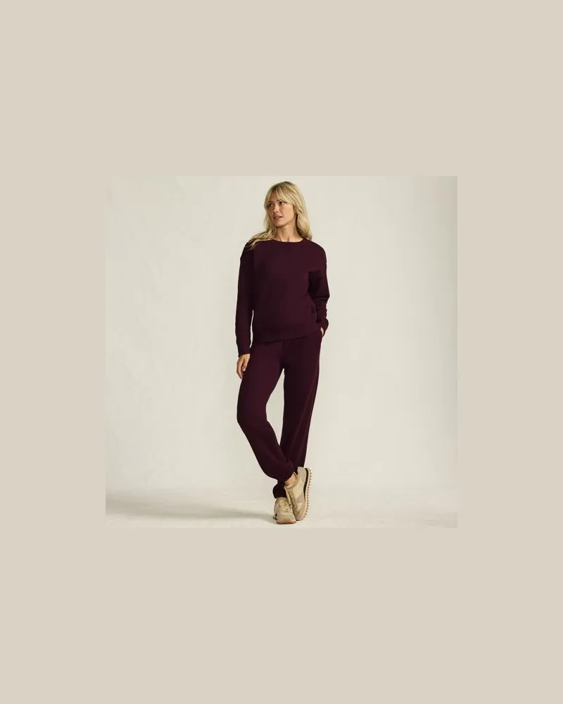 Lands' End Sweatshirt SERIOUS SWEATS, Damen, Größe:32-34 regular, Rot, Elasthan/Baumwoll-Mischung/Polyester-Mischung, by Rot