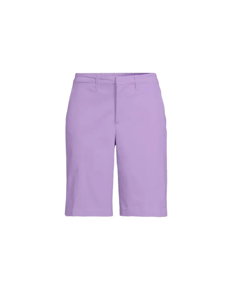 Lands' End Chino-Bermudas, Damen, Größe plus, Lila, Elasthan/Baumwoll-Mischung, by Lila