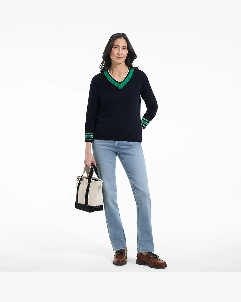 Lands' End Straight Fit Recover Jeans Mid Waist, Damen, Größe regular, Blau, Elasthan/Baumwoll-Mischung/Polyester-Mischung, by Blau