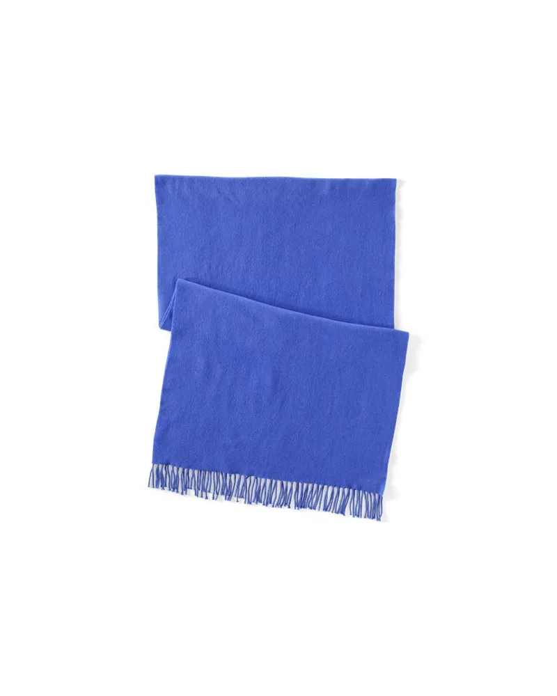 Lands' End Softer Webschal, Damen, Größe:null regular, Blau, Polyester/Polyacryl/Viskose, by Blau