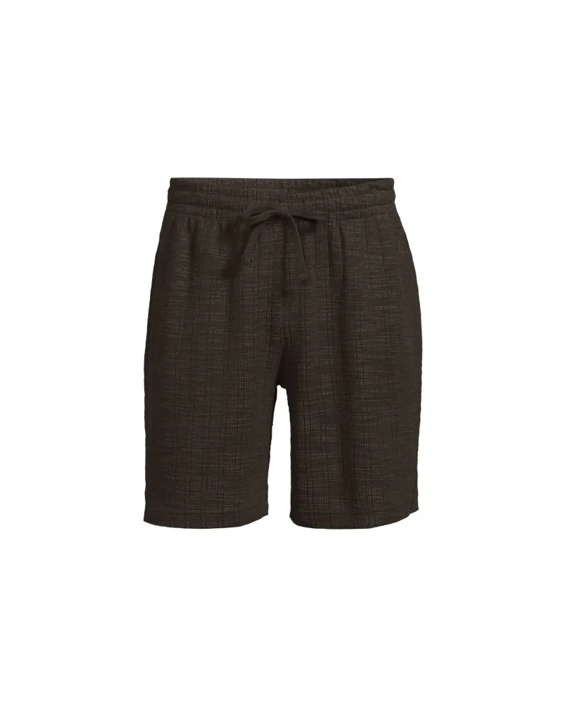 Lands' End Schlupf-Shorts mit Struktur, Herren, Größe:44-46 regular, Braun, Baumwolle/Polyester, by Braun