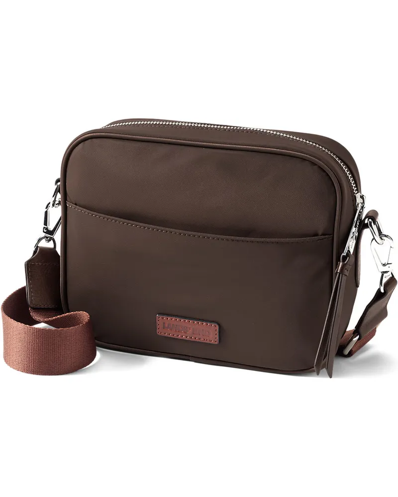 Lands' End Kleine Umhängetasche, Damen, Größe:null regular, Braun, Nylon, by Braun