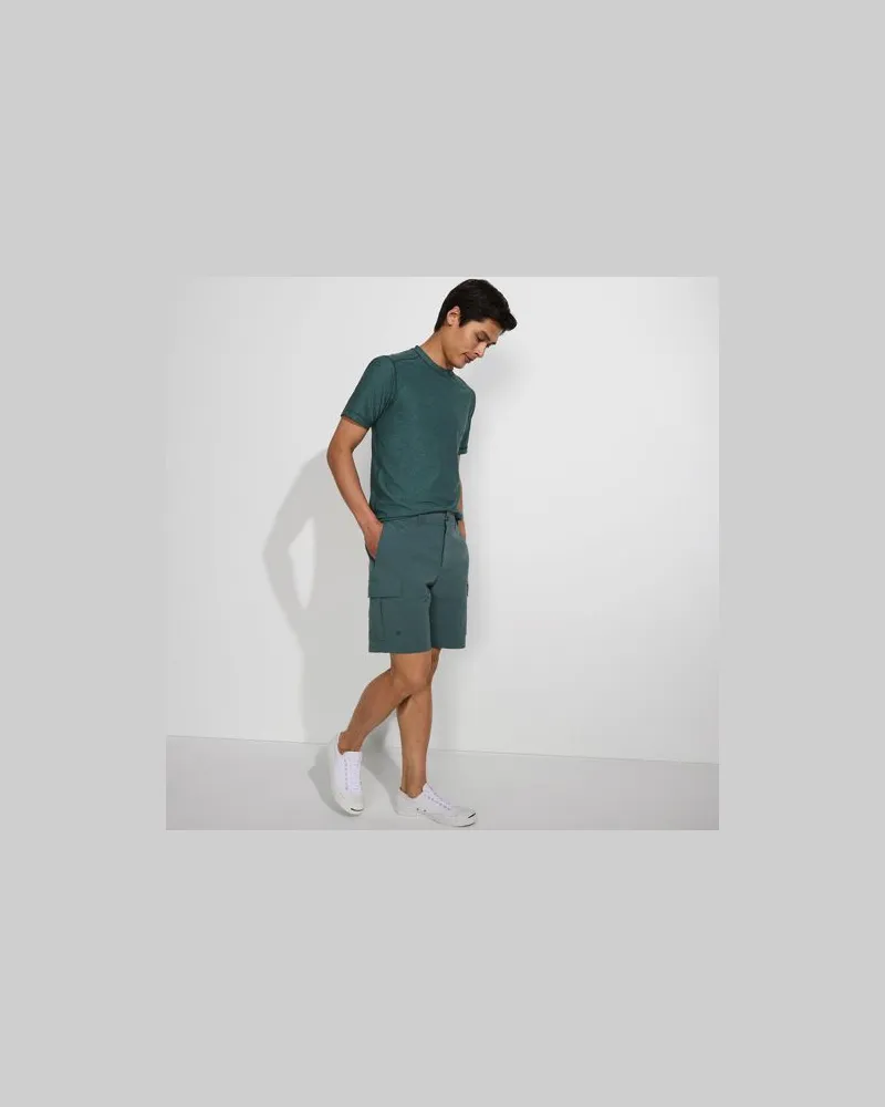 Lands' End Schnelltrocknende Cargo-Shorts, Herren, Größe:44-46 regular, Grün, Polyester-Mischung, by Grün
