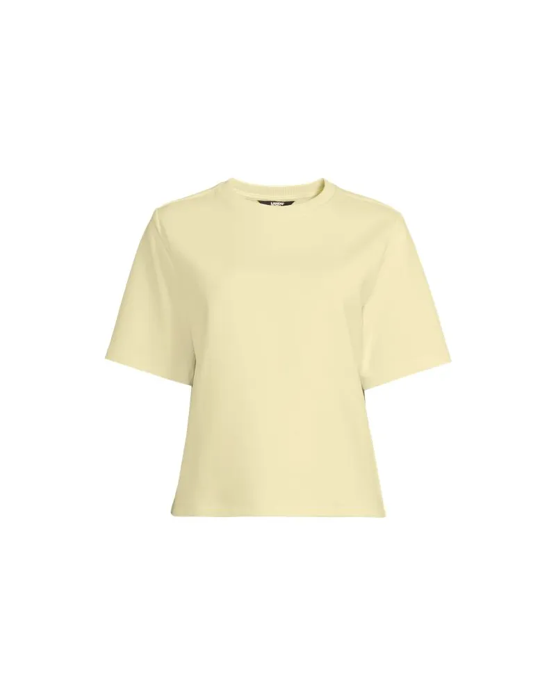 Lands' End Deluxe Soft Shirt mit Rundhalsausschnitt, Damen, Größe:32-34 regular, Sonstige, Baumwolle/Polyester-Mischung, by Sonstige