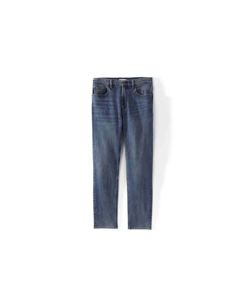 Lands' End Stretch-Denim Jeans, Slim Fit, Herren, Größe regular, Blau, Baumwoll-Mischung, by Blau