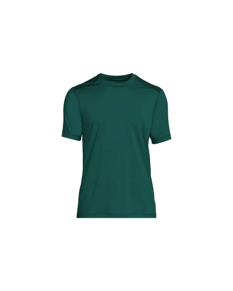 Lands' End Kurzarm-Badeshirt, Herren, Größe:56-58 regular, Grün, by Grün
