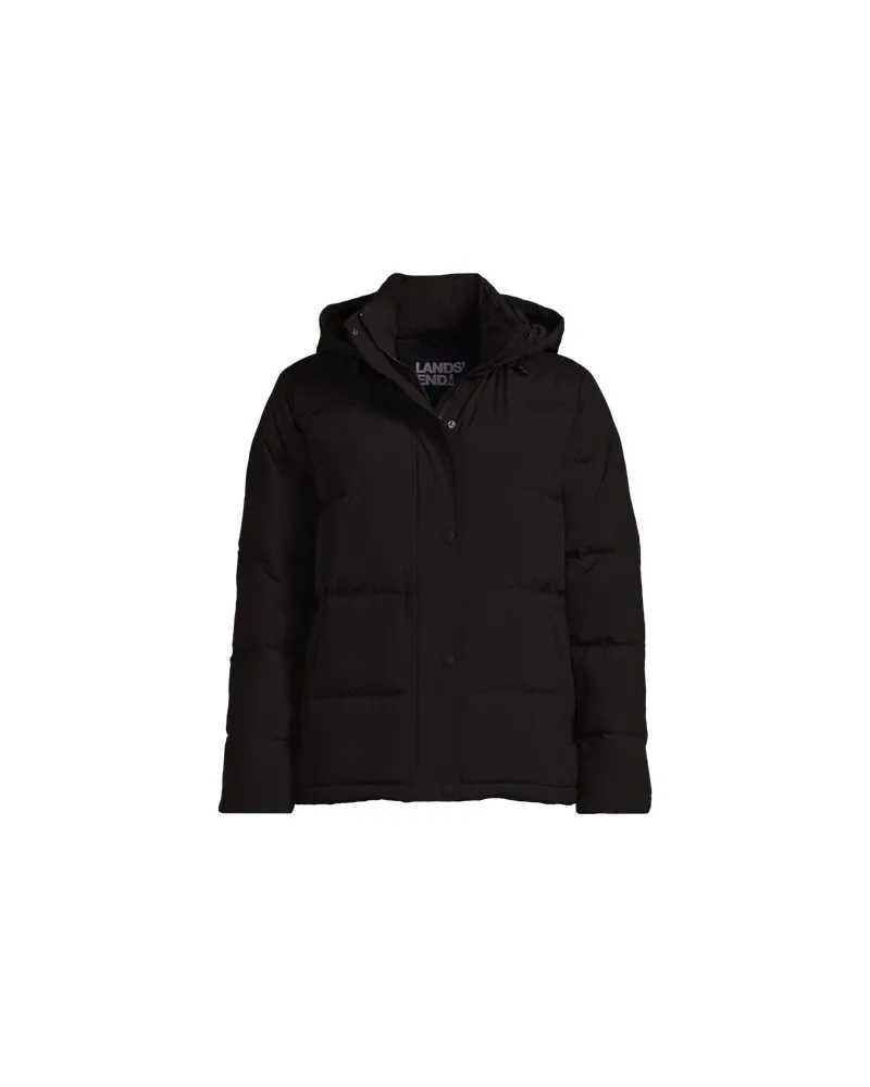 Lands' End Wasserabweisende Daunenjacke, Damen, Größe plus, Braun, Nylon/Daunen, by Braun